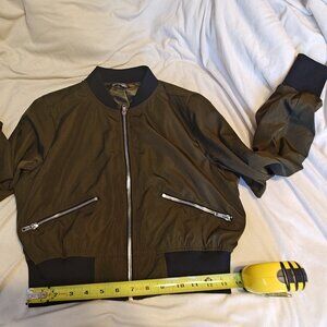 Cropped y2k green jacket